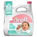 Dreft Stage 2 Active Baby Liquid Laundry Detergent, Helps Remove 99% of Baby Food Stains, 114 loads (150 Fl Oz (Pack of 1))