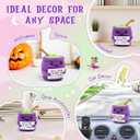 2 x Halloween Positive Cauldron Pot Crochet  Emotional Insprirational Support Gifts for Women Men - Cheer Birthday Gifts for Friends Sister Dad Mom Coworker  Halloween Party Decor Crochet Gift