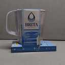 Brita Small 6 Cup Denali Water Filter Pitcher with 1 Brita Standard Filter, Made Without BPA, Bright White