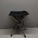 Camping Stool,Small Folding Chair,13.8" Lightweight Folding Stool Compact Backpacking Stool with Carry Bag (Black)