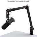 Blue Yeti Microphone Boom Arm - Upgraded Heavy Duty Blue Yeti Boom Arm, Hidden Cable Management, Stable Desk Clamp, Blue Yeti Mic Stand Compatible with Yeti Microphone, HyperX QuadCast, Shure SM7B (Upgraded Large Blue Yeti Boom Arm)