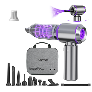 Vacuum/Air Duster Super Power Mini Car Vacuum Cleaner 4-in-1 air Blower Gun