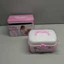 Phobby Durable Doctor Kit for Kids, 27 Pcs Deluxe Pretend Play Set Medical Toy with Real Stethoscope for Toddlers Boys Girls Birthday Gift Aged 3 4 5 6 7 8(Pink)