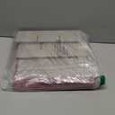 ZOBER Large Christmas Ornament Storage Box - Stores 54 4" Large Ornaments, With Dividers - Ornament Organizer Storage Box, Durable Christmas Containers Holder, Dual Zipper - Red