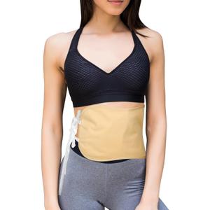 Castor Oil Pack Wrap for Stomach, Reusable Castor Oil Pack for Liver Detox (Yellow)