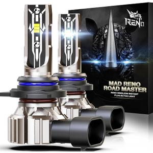 RENO 9012 Bulb, 9012 Fog Lights Bulb, 9012 Light Bulbs Fanless In Line Car Fog Bulb Plug and Play, Pack of 2