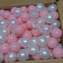 Ball Pit Balls Pack of 100 200 500 - Star and Round Set BPA Free Phthalate Free Non-Toxic Crush Proof Play Balls Soft Plastic Balls for Toddlers Baby Kids Birthday Pool Tent Party