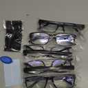 Gaoye 1.25 Professional Reading Glasses for Men for All Day - Computer Readers with Blue Light Protection - Value Pack
