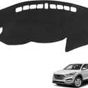 YOJOJOCO Dash Cover Compatible with Hyundai 2016 2017 2018 Tucson Accessories Flannel Dashboard Cover Dash Mat Center Console Cover Sunshield Protector Pad