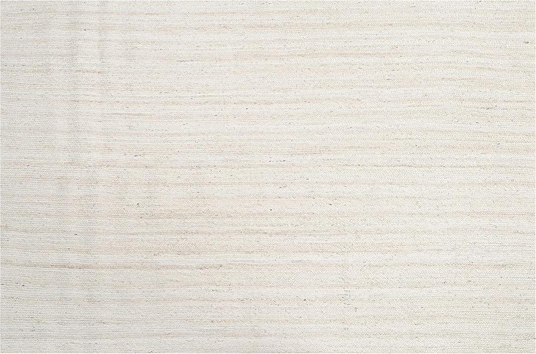 Hausattire Hand Woven Jute Braided Rug, 3'x5'  Off White, Reversible Boho Entry Area Rugs for Kitchen, Living Room I Farmhouse Indoor Outdoor Decorative Floor Rug, 36x60 Inches