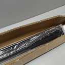 Cordless Blackout Roller Shades for Windows & Doors, Free-Stop Shades with Valance, UV Protection, Thermal Insulated Window Blinds for Home, Bedroom, Office, Black, 45" W x 72" H