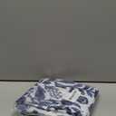 DriftAway Julia Lined Valance Double Layer Thermal Insulated Room Darkening Blackout Valances 3 Inch Rod Pocket Window Valance for Bathroom Living Room 52 Inch by 14 Inch Navy