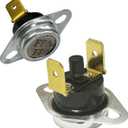 2-Pack 47-22861-03 Manual Reset Thermostat Flame Rollout Limit Switch L250F Compatible with Rheem