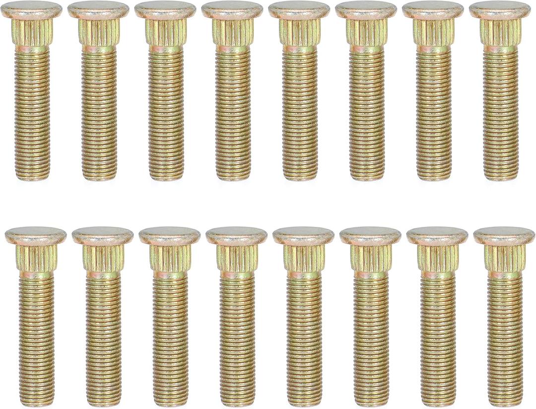 Front Wheel Stud for Polaris Ranger Crew RZR Sportsman Trail ACE XP XP4 RZR 4 570 700 800 900 2002-2022 Replace 7517871, 3/8" x 24 Thread x 1-3/4" Long (16)