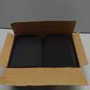 pretelytiti Armrest Cushion for Office Chairs - Soft Elbow Support Pad with Non-Slip Bottom, Fits Most Chairs 2-Piece (Black)