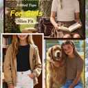 3 Pack Girls Short Sleeve Cute Shirts | Ribbed Knit, Crew Neck, Slim Fit, Summer, Basic, Soft, School Outfit, Trendy, Ages 5-14, Solid Colors, Versatile Styling