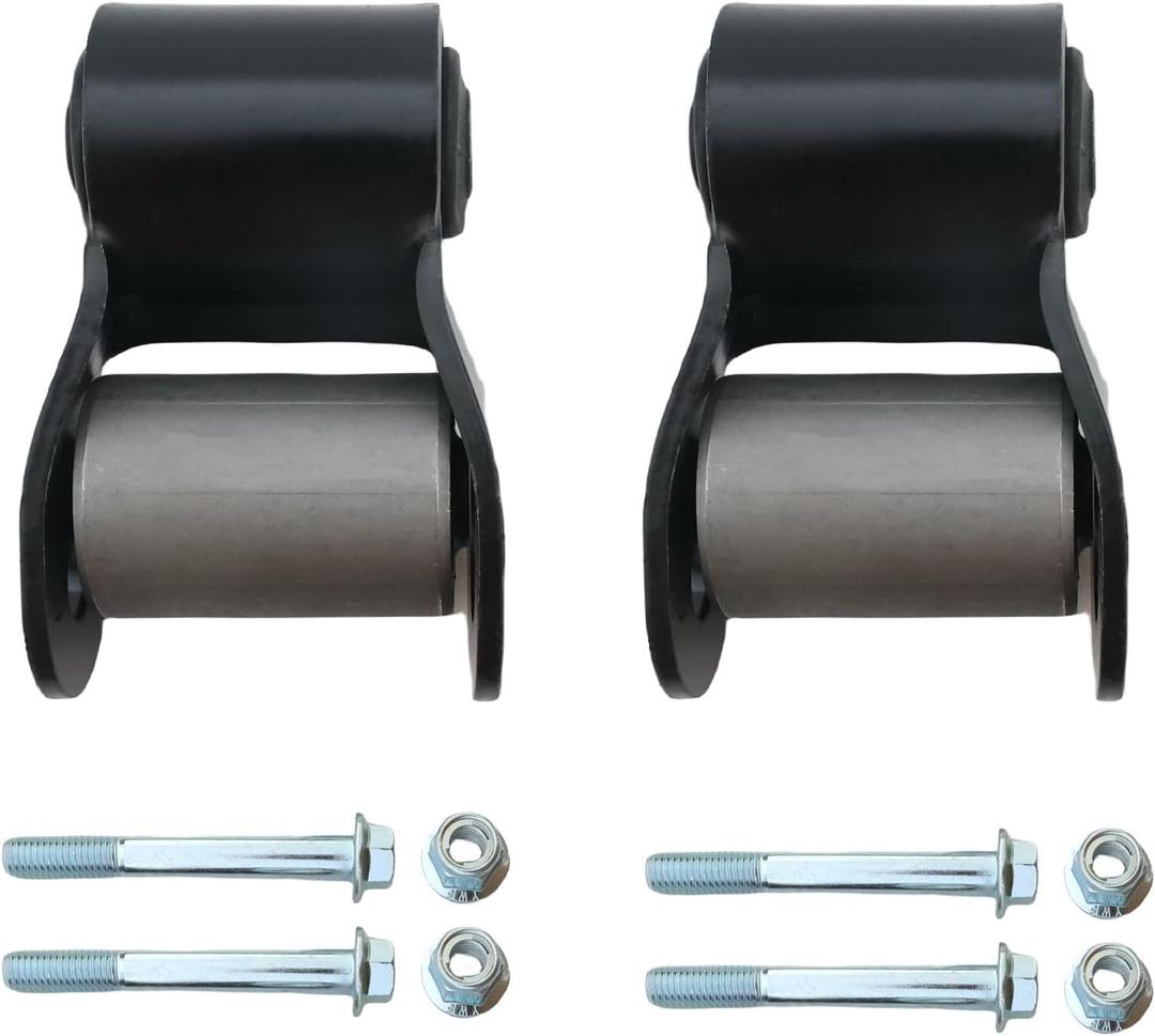 2Pcs Rear Leaf Spring Shackle Kit Rearward Compatible with 1984-2001 Jeep Cherokee Wagoneer 722024
