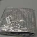 Kevin Textile Pack of 2 Farmhouse Decorative Throw Pillow Covers Boho Woven Texture Burlap Linen Cushion Cover Pillowcase, Grey 20 x 20 inches 50 x 50 cm