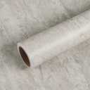 VEELIKE 15.7''x118'' Light Concrete Peel and Stick Wallpaper Concrete Countertop Contact Paper for Kitchen Backsplash Wallpaper Roll Self Adhesive Removable Cement Vinyl for Bedroom Bathroom Walls