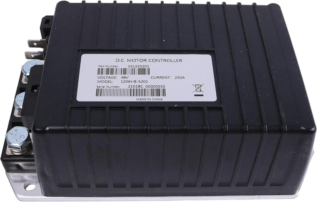 Solarhome 48V 250A Controller 1206HB-5201 Compatible with E-Z-GO TXT Cushman Hauler 800/1000 Golf Carts