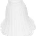 Toyvian Glass Lamp Shade Replacement for Ceiling Lights Frosted Flower Shape Tulip Lampshade for Chandelier and Wall Lamps Decorative Glass Light Cover for Home and Office 5.7 X 5.5 X 4.9 Inch