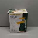 Presto 04870 Poplite Hot Air Popcorn Popper - Built-In Measuring Cup + Melts Butter, Easy to Clean, Built-In Cord Wrap, 18 Cups, Green/Gold