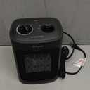 Space Heater, 1500W Electric Heaters Indoor Portable with Thermostat, PTC Fast Heating Ceramic Room Small Heater with Heating and Fan Modes for Bedroom, Office and Indoor Use (10IN)