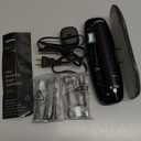 Aquasonic Black Series Ultra Whitening Toothbrush  ADA Accepted Electric Toothbrush- 8 Brush Heads & Travel Case  40,000 VPM Electric Motor & Wireless Charging - 4 Modes w Smart Timer (1 Count (Pack of 1))