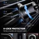 Lamicall 2026 Wider Clamp & Metal Hook Car Phone Holder Vent [Thick Cases Friendly] Phone Holders for Your Car Mount Gfts Hands Free Accessories for Women Men for iPhone 16 Pro Max MoM Interior Sets