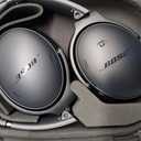 Bose QuietComfort Headphones - Wireless Bluetooth Headphones, Active Over Ear Noise Cancelling and Mic, USB-C Charging, Deep Bass, Up to 24 Hours of Playtime, Black