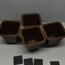 6 Inch Heavy Duty Bed Risers, Furniture Risers for Desk, Chair, Table or Sofa, Couch Lift Risers, Supports up to 2200 lbs per Leg(4 Pack Brown)