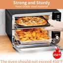 Smart Double Oven Replacement Parts for Ninja DCT451 12 in 1, 13''×12.6'' Steel Toaster Oven Accessories Dehydrator Grill Rack for Ninja DCT601 DCT651 DCT401 DCT402BK Smart Oven