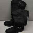 Luoika Women's Extra Wide Calf Knee-High Boots 9