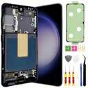 TFT Galaxy S23 5G Screen Replacement for Samsung Galaxy S23 LCD Screen Touch Digitizer Display Pantalla with Frame No FingerprintToolkits SM-S911U S911B Black