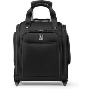 Travelpro Crew Classic Lightweight Softside Luggage, Rolling Underseat Carry on Bag, 14" Laptop or Tablet Sleeve, Men and Women, 17-Inch, Black