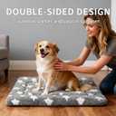 Dog Bed Mat - Comfortable Kennel Pad, Multi-Purpose Crate Bed & Mat for Dogs & Cats Soft Crate Pad for Dog & Cat (Gray, M(30"x20"x1.5"))
