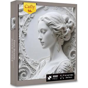 Jigsaw Puzzles 1000 Pieces for Adults - Challenging Fun Puzzles Stunning Art Wall Decor, Gift for Adult Puzzle Lovers, Pure Beauty