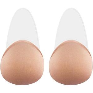 Strapless Backless Invisible Sticky Bra,Breast Lift Tape Reusable Push Up Adhesive Bra Lift up Nippleless Covers (04nude)