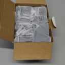 Inletideas Solar Fence Lights Outdoor 8-Pack | IP67 Waterproof Wall Lights | Dusk to Dawn Auto-On/Off, Easy to Install | Decorative Solar Lights for Deck, Patio, Yard, Step, Garage, Pool (Warm White)