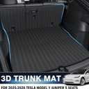 KUST Cargo Trunk Mat for 2025-2026 Tesla Model Y Juniper 5 Seats Only