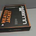 ULUSERN Heated Jacket for Women with 12V Battery Pack Included,Soft Shell Electric Heating Coat with 5 Large Heating Areas (L)