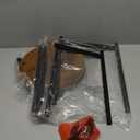 KMOTASUO 2 Tier Black Plant Stand Indoor for Large Tall Heavy Duty Planter, Multiple Sturdy Metal Flower Corner Rack for Narrow House Floor, Iron Vertical Level Round Orchi Holder Organizer, Modern