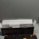 Wireless Computer Keyboards Mouse Combos, COVEVA Colorful Typewriter Retro Keyboard with Round Keycaps, USB Keyboard and Mouse Set 2.4GHz Full-Size Wireless Keyboard and Optical MouseBlack-Coffee