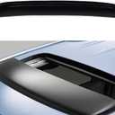 Original 43inch Universal Fit Rain Snow Guard Sun Roof Wind Shade Deflector,1pc Tape-On Dark Smoke Tint Auto Moonroof Window Visor |RN110|