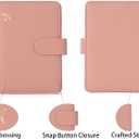 Melsbrinna Rfid Passport Holder for Travel women/Men, Cute Passport Wallet Rfid Blocking Card Slots, Rfid Passport Cover/CaseTravel Wallet, Passport Book Holder (1, Pink)