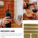 ABOOFAN Wine Bottle Heat Shrink Caps 1.29 Inch Plastic Wine Sealing Film Covers for Bottling Home Brewing Sealer Accessories