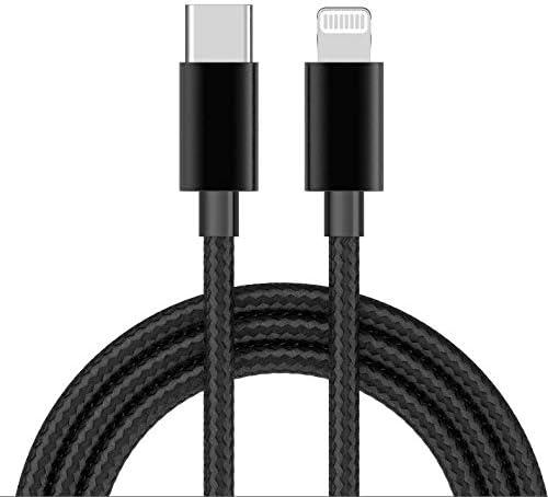 Apple MFi Certified USB C to Lightning Cable 4 FT Charger/Sync for iPhone X/XS/XR/XS Max / 8/8 Plus, (for Use with Type C Chargers) 4FT (Black)