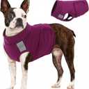 KOESON Reflective Dog Anxiety Vest, Adjustable & Breathable Thunder Jacket for Dogs, Lightweight & Soft Calming Vest for Dogs, Stress Relief Dog Compression Shirt for Thunder, Fireworks, Separation, Size: Small
