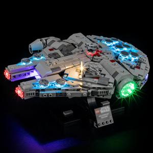 LED Light Kit for Lego 75375 Millennium Falcon Set, Compatible with Lego 75375 Building Blocks Model(Not Include Blocks Set)