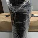 Boao 6.5ft x 100ft Deer Fence Netting, Heavy Duty Plastic Mesh 50gsm Animal Barrier for Garden, Fruit Trees, Vegetable, Black Vinyl Coated Fencing for Bird Deer Rabbit Protection Temporary Fence